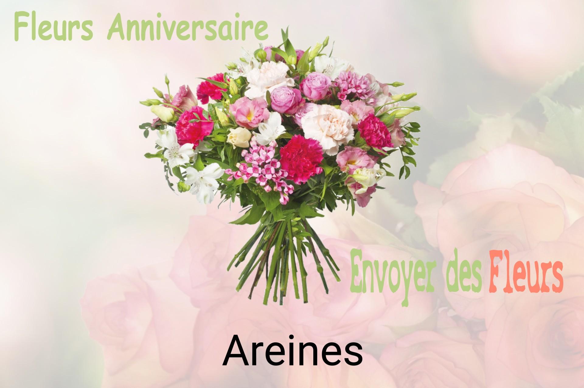 Bouquet de fleurs d’anniversaire livré à Areines